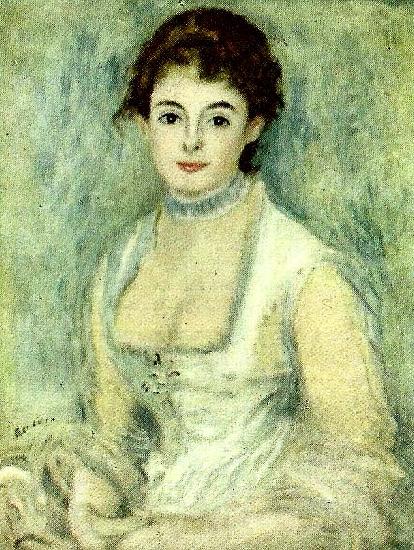 Pierre-Auguste Renoir madame henriot Norge oil painting art